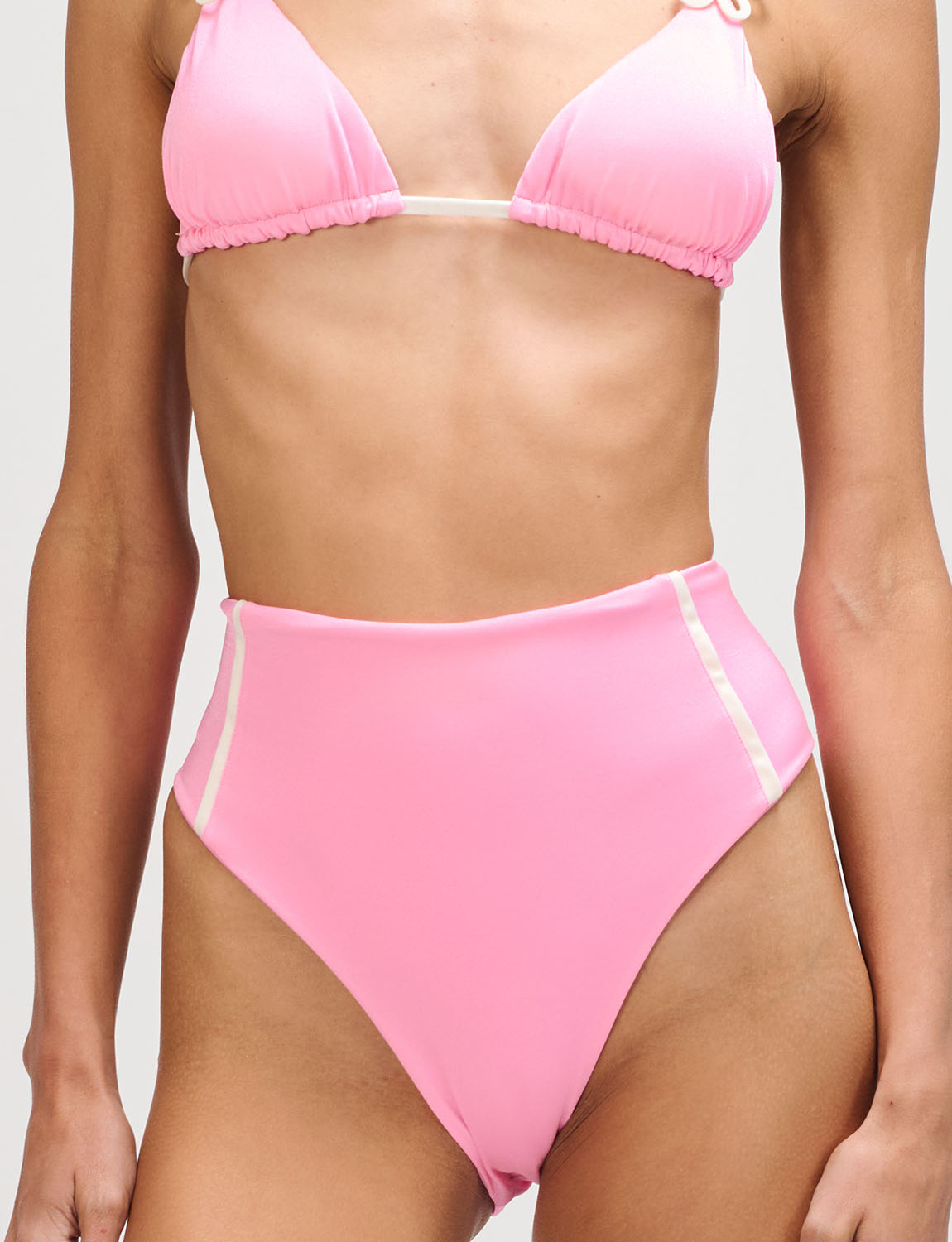 Bottom High Waist Fiori Pink