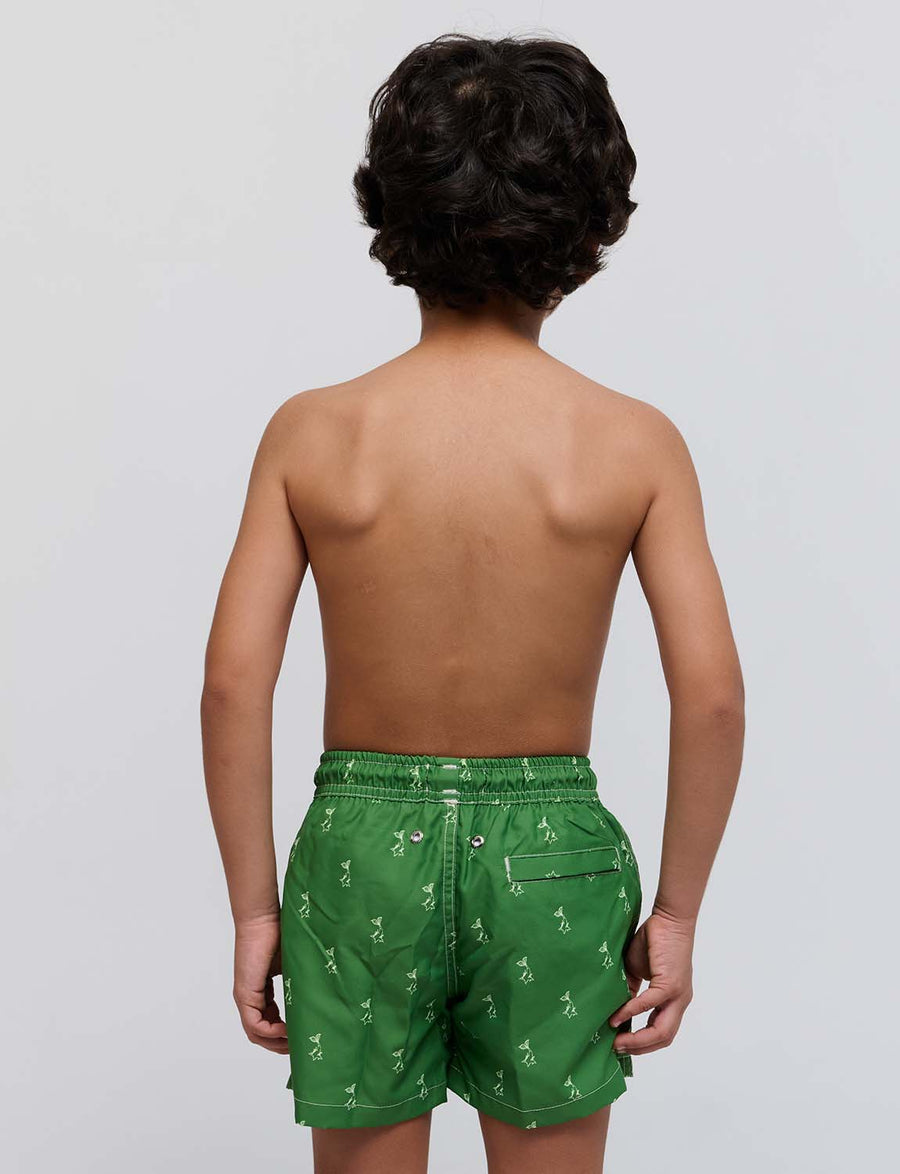 Pantaloneta Boy Green tide