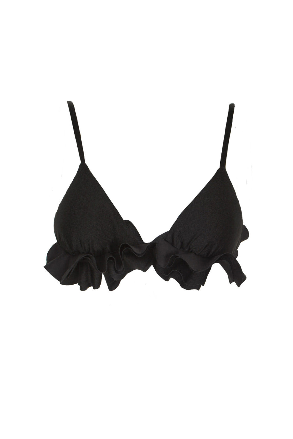 Top The Ruffle Darling Black