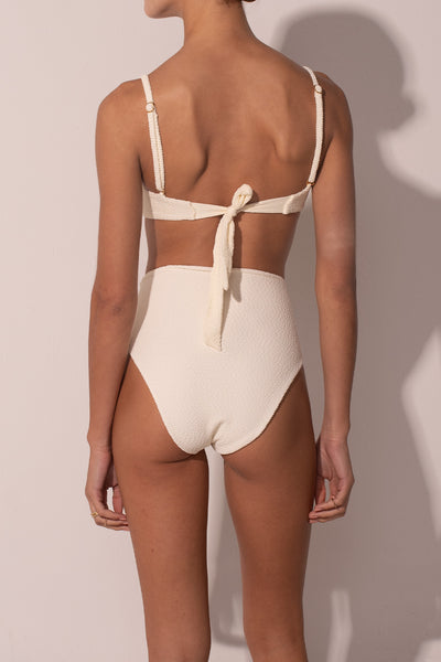 Bottom The Balconette Scrunchie Ivory HW