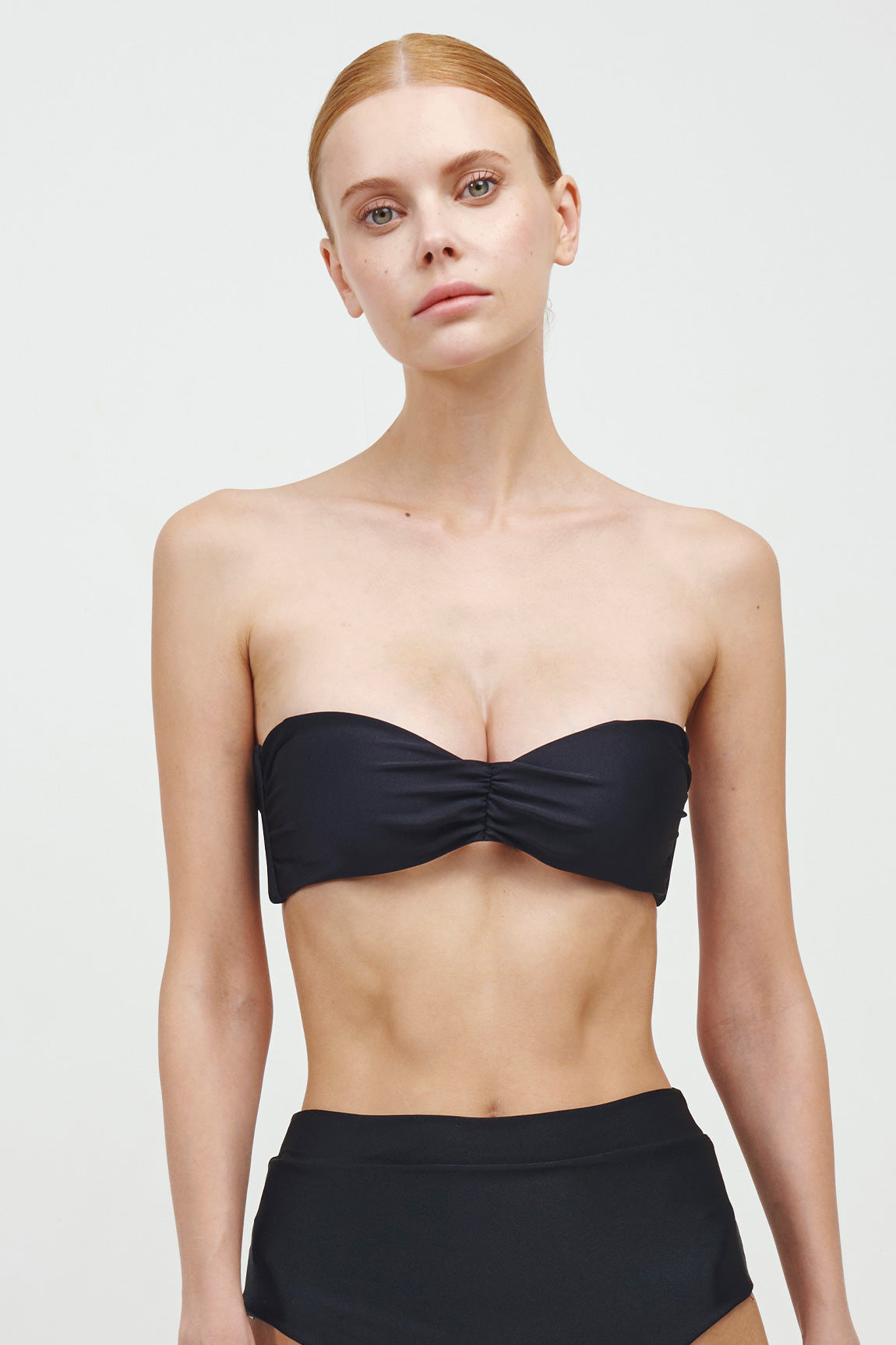 Top The Mini Draped Black