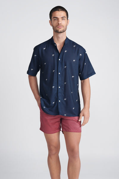 Camisa Nocturnal caller linen