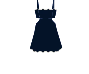 Cloudy Mini Dress